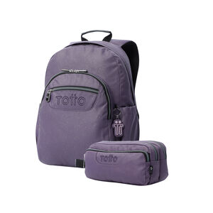 Kit escolar mochila + estuche Montana Glitter